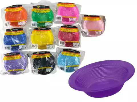 CL3-PLATO HONDO DESCARTABLE X 10 UNIDAD (Indicar color en whatsapp)