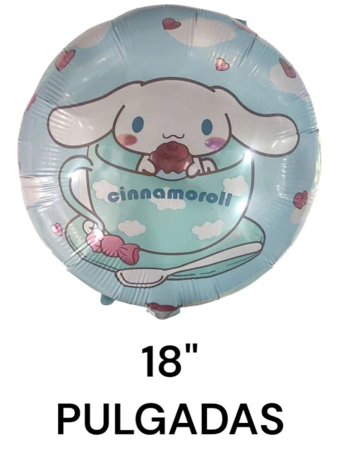 CL3-GLOBOS CINAMOROLL X 10 UNIDADES