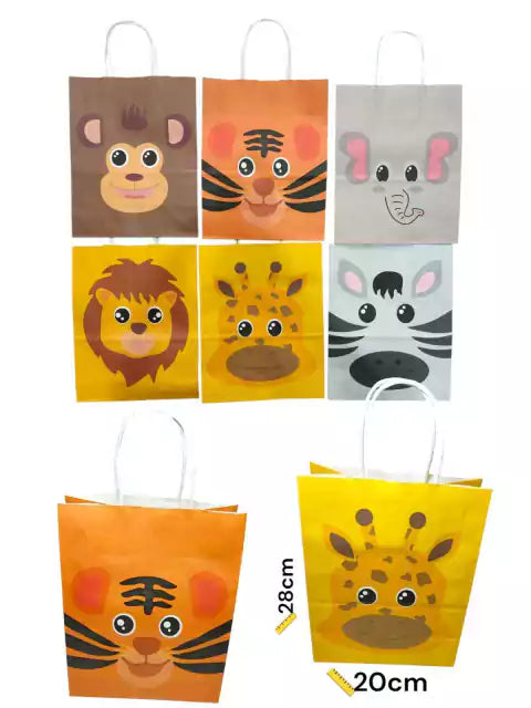 CL3-BOLSA DE REGALO ANIMALES X UNIDAD