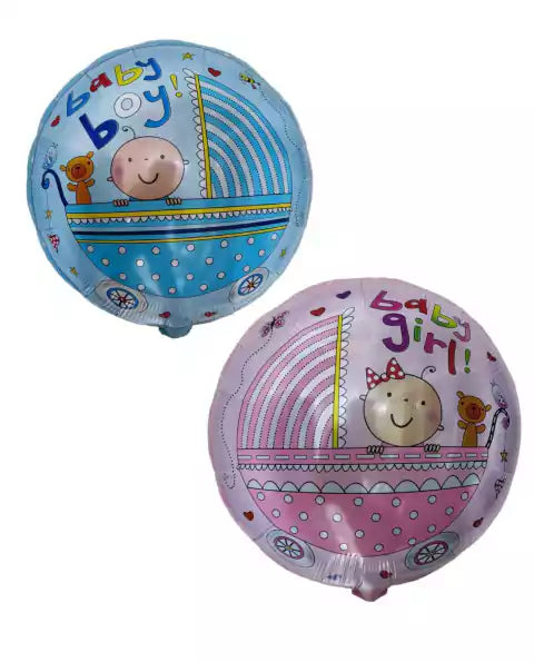 CL3-GLOBO BABY BOY BABY GIRLX 10 UNIDAD