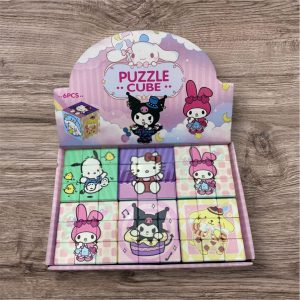 IHT-CUBO RUBIK, CUBO MAGICO KUROMI 3X3 X6PCS