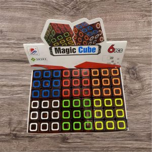 IHT-CUBO RUBIK, CUBO MAGICO 3X3 X6 PCS