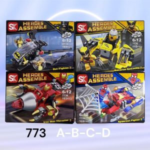 IHT-LEGO AVENGERS X4 PCS CD.773 ABCD