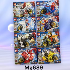 IHT-LEGO SPIDERMAN CON MOTO X8 PCS