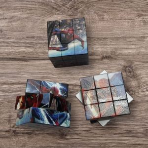IHT-CUBO RUBIK, CUBO MAGICO 3X3 SPIDERMAN
