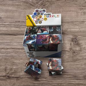 IHT-CUBO RUBIK, CUBO MAGICO 3X3 SPIDERMAN X12 PCS