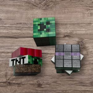 IHT-CUBO RUBIK, CUBO MAGICO 3X3 MIECRAFT
