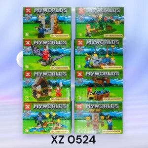 IHT-LEGO MINECRAFT X8 PCS XZ0524