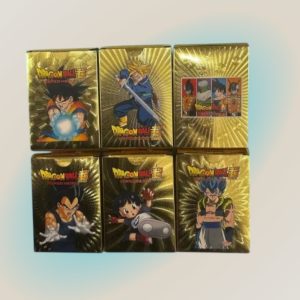IHT-CARTA DRAGON BALLZ DORADA DE METAL