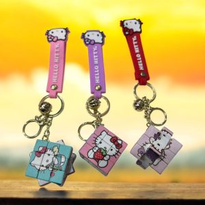 IHT-KITTY 立方体钥匙扣