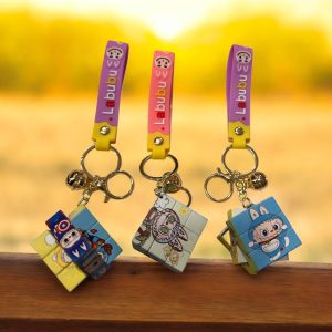 IHT-LABUBU 立方体钥匙扣
