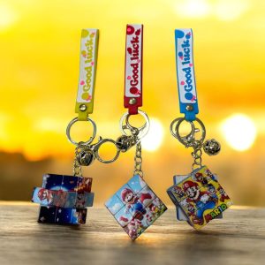 IHT-马里奥方块钥匙扣