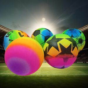 IHT-PELOTA DE GOMA MULTICOLOR
