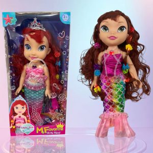 IHT-MUÑECA SIRENA CON LUZ Y SONIDO