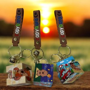 IHT-CAPIBAR 立方体钥匙扣