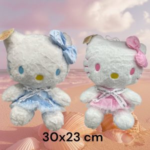 IHT-PELUCHE KITTY ROSA Y AZUL