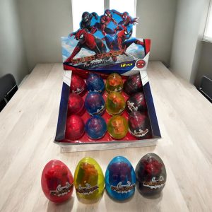 IHT-MUÑECO SPIDERMAN EN HUEVO