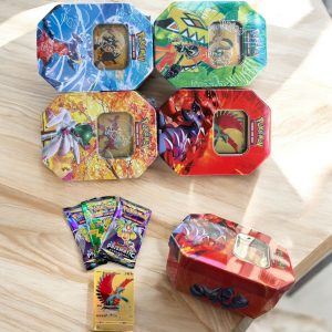 IHT-CARTA POKEMON EN LATA MAS 3 SOBRES