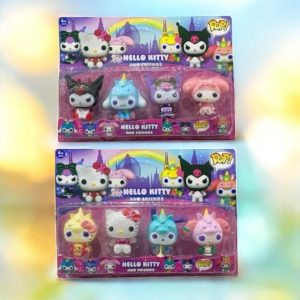 IHT-SET DE KUROMI KITTY POP X4