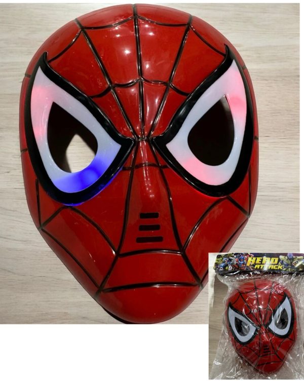 IHT-MASCARA DE SPIDERMAN CON LUZ