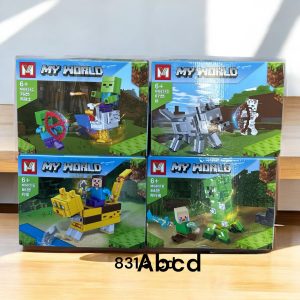 LEGO MINECRAFT X4 N.831 ABCD