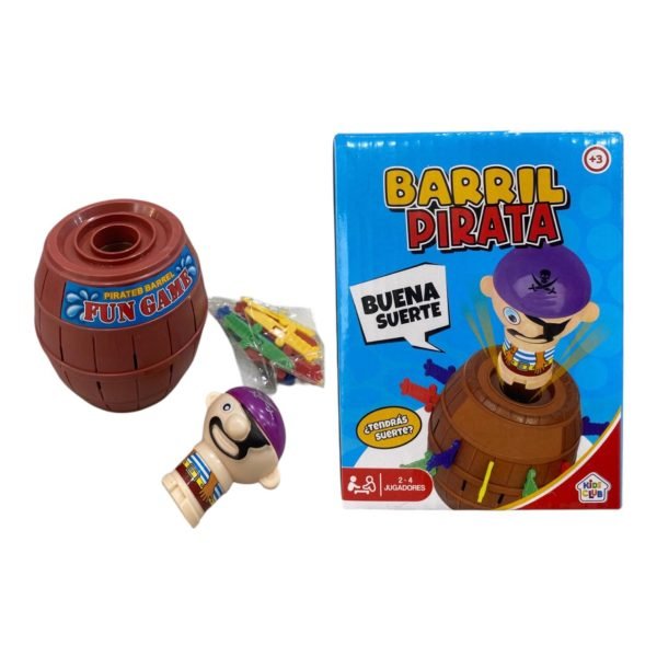 IHT-JUEGO BARRIL PIRATA