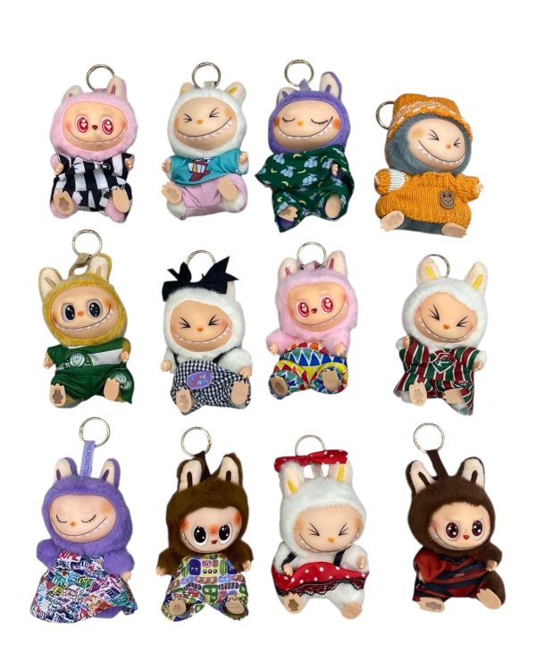 llavero peluche labubu