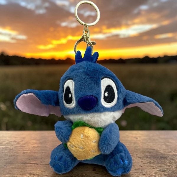 LLAVERO STITCH CON HAMBUERGUESA