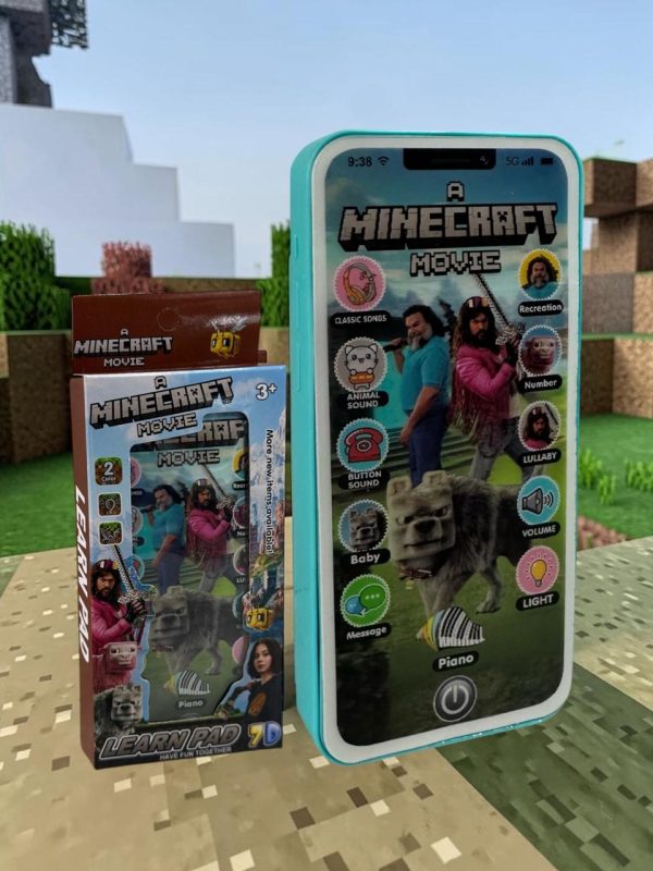 CELULAR PIANO EN CAJA MINECRAFT