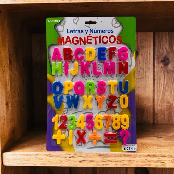 NUMEROS Y LETRAS MAYUSCULA IMANTADA