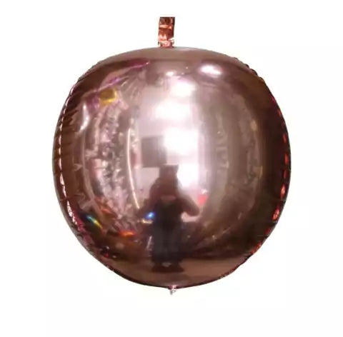 CL3-GLOBO 4 D ROSA GOLD 20 PULGADAS X 20 UNIDAD