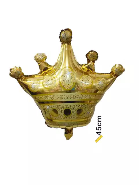 CL3-GLOBO CORONA DORADO X 10 UNIDAD