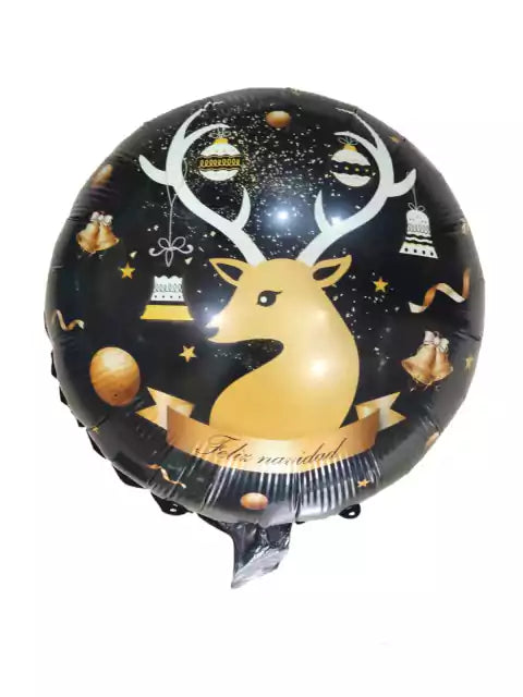 CL3-GLOBO FELIZ NAVIDAD X 10 UNIDAD