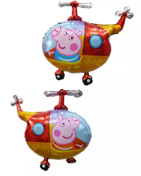 CL3-GLOBOS DE PEPPA PIG X 10 UNIDAD (Ambas cara)