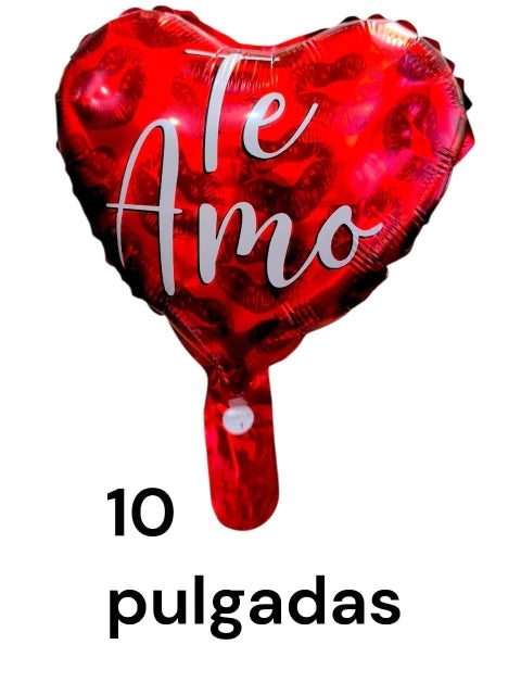 GLOBO CORAZON DE 10 PULGADAS X50 PCS