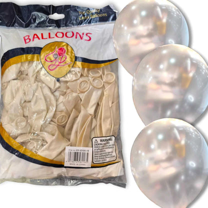 CL3-PACK DE GLOBOS LATEX DE 12 PULGADAS DE 100 UNIDADES