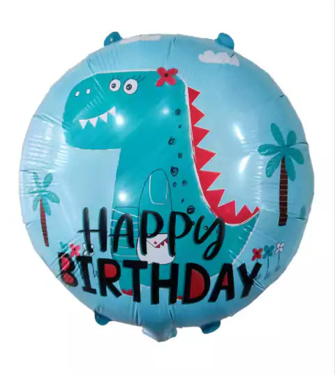 CL3-GLOBO HAPPY DINO X 10 UNIDAD