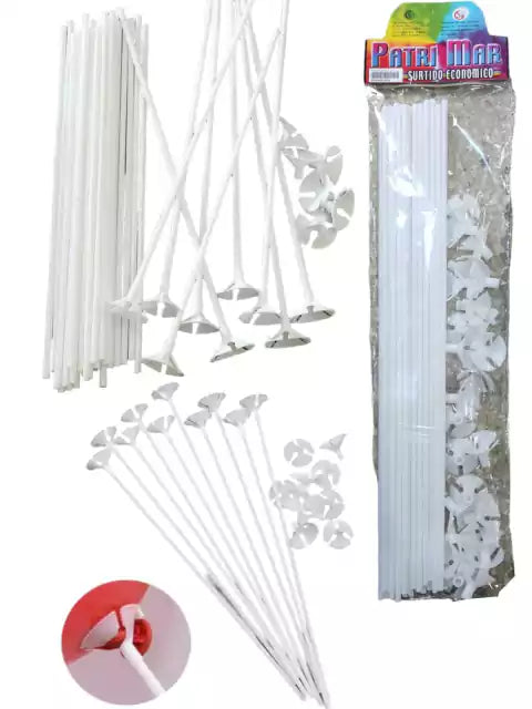 CL3-PALITO PARA GLOBOS X 25 UNIDADES