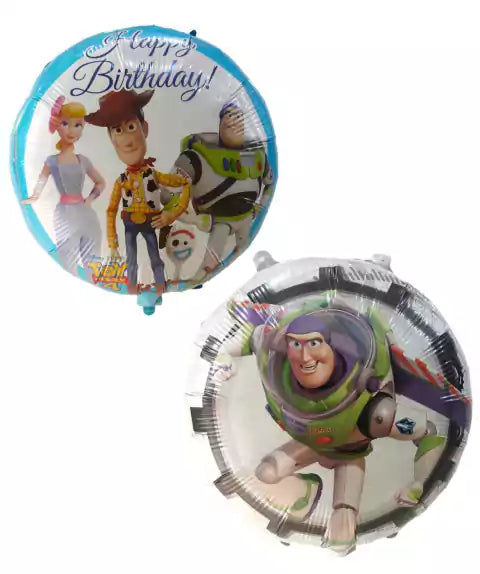 CL3-GLOBOS TOY STORY REDONDOS X 10 UNIDAD