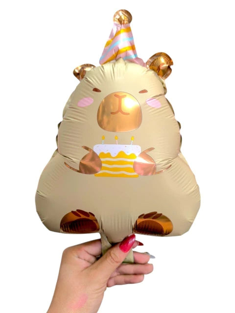 GLOBO SILUETA DE 27 CM CAPIBARA