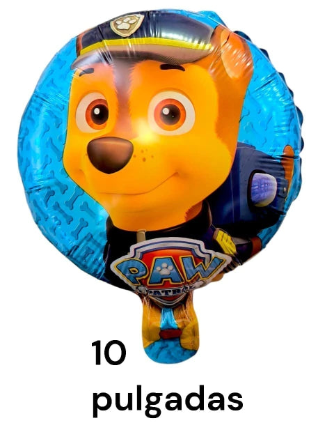 GLOBO CHASE REDONDO DE 10 PULGADAS 50 PCS