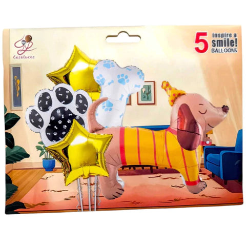 CL3-一套5只腊肠犬