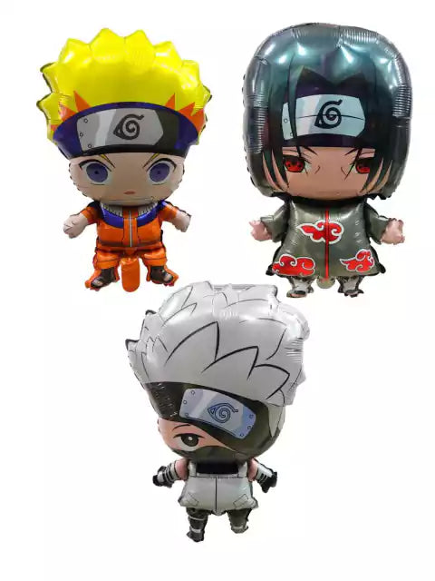 CL3-GLOBOS NARUTO X 10 UNIDAD