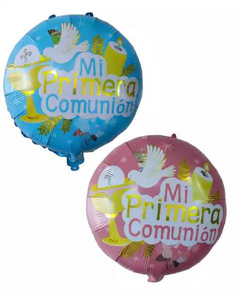 CL3-GLOBO MI PRIMERA COMUNIÓN X 10 UNIDAD