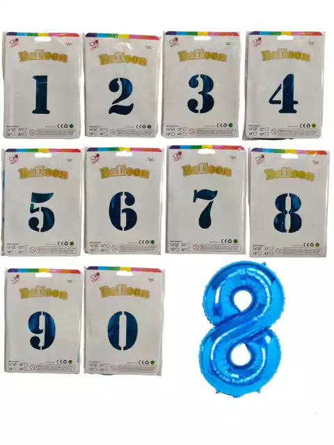 CL3-GLOBO NÚMERO DE 16 PULGADAS AZUL