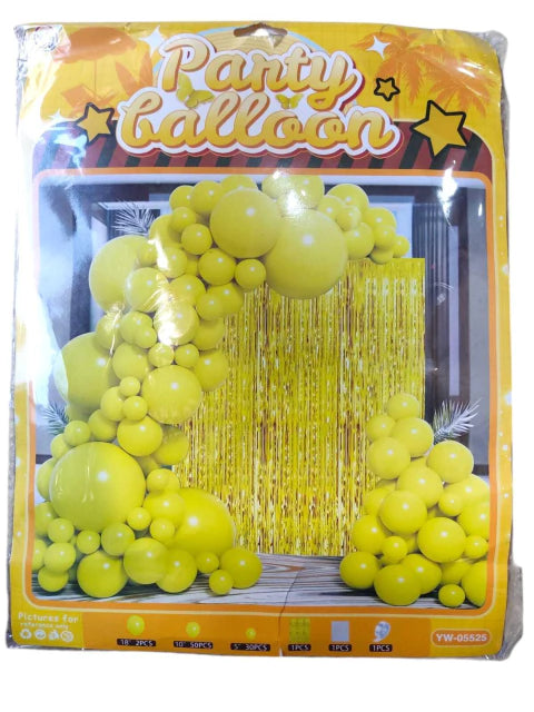 CL3-COMBO DE GLOBO AMARILLO