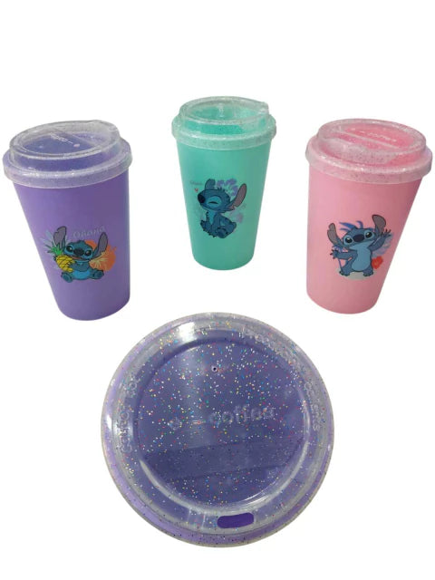 CL3-VASO CAFFE STICH TAPA C/ GLITTER