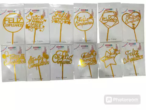 CL3-TOPPER FELIZ CUMPLEAÑOS