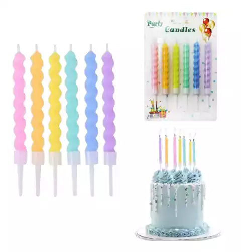 CL3-粉彩蜡烛 x 6 件