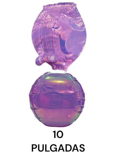 CL3-GLOBO X 50 UNIDAD TORNASOLADAS 4D 10 PULGADAS